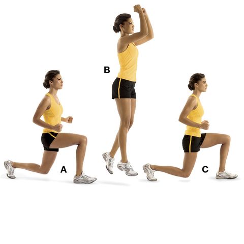 JUMP LUNGES