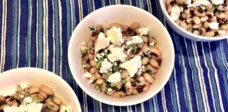 Receta de Black Eyed Peas marinados al estilo griego