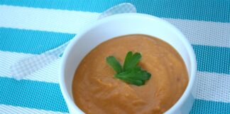 Sopa de calabaza kabocha al curry simple pero elegante