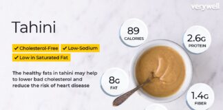 Información nutricional y beneficios para la salud de Tahini
